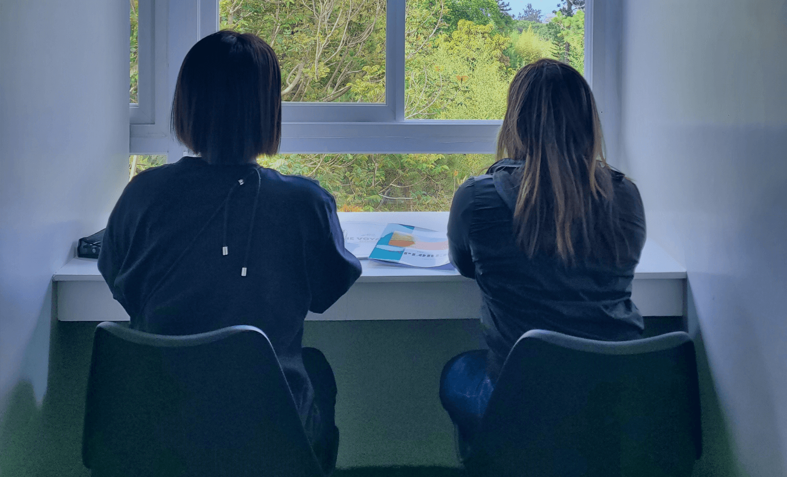 マンツーマン英語レッスン風景